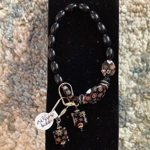 Melfiore Stretch Beaded Bracelet and Earrings